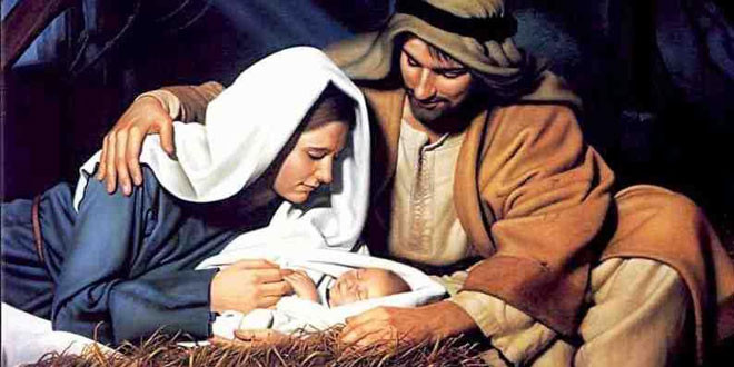 Navidad – Jesus en Pesebre, Maria y Jose