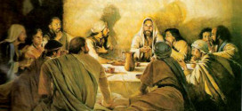 Jesús conversando con sus discípulos